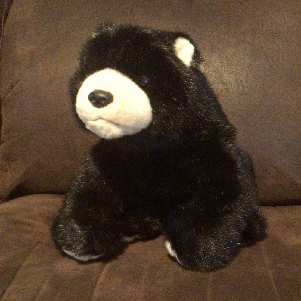 TY Black stuffed Bear